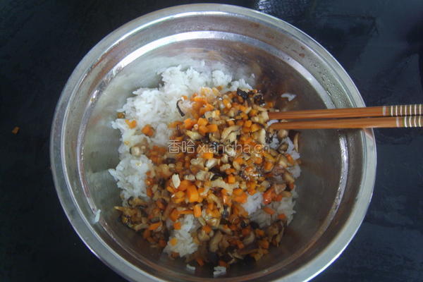 香芋糯米卷的做法图解9