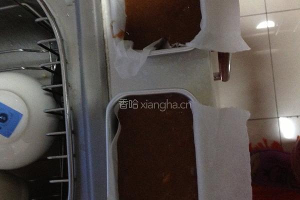 巧克力黄桃蛋糕的做法图解9