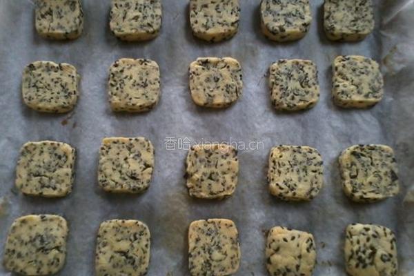 黑芝麻海苔饼干的做法图解9