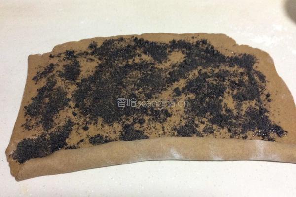 红糖荞麦黑芝麻花卷的做法图解7