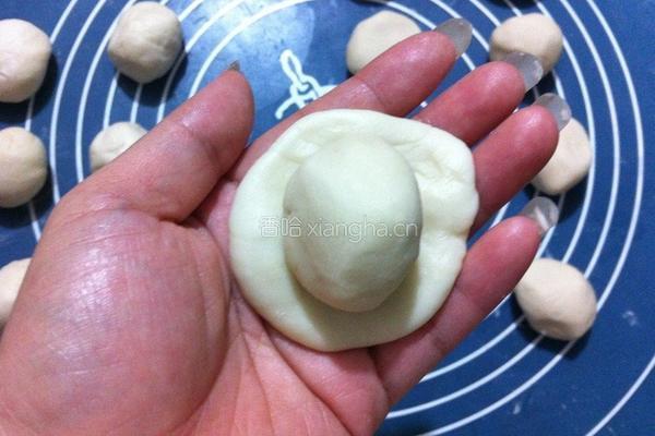 榨菜鲜肉月饼的做法图解9