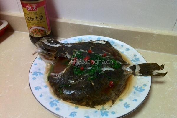 清蒸多宝鱼的做法图解4