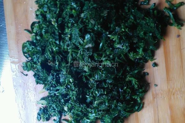 凉拌荠菜的做法图解4