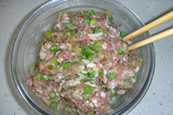 猪肉豆角馅饼的做法图解7