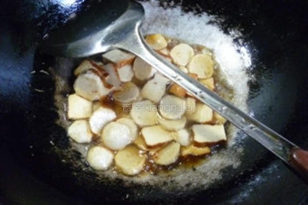 香干蒜薹炒鱼丸的做法图解9