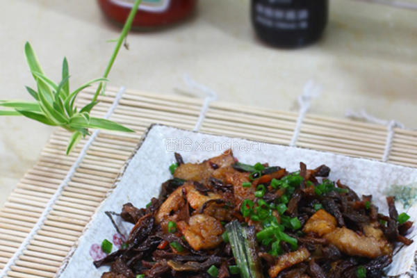 干豆角炒肉的做法图解5