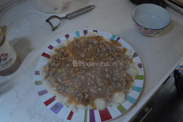 榨菜肉丝土豆泥的做法图解8