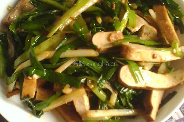 韭菜炒香干