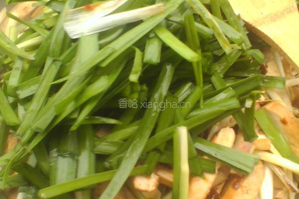 韭菜炒香干的做法图解7