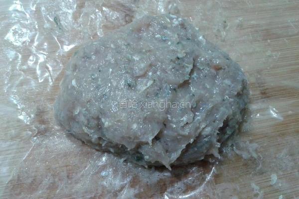 豆角酿鲮鱼肉的做法图解5