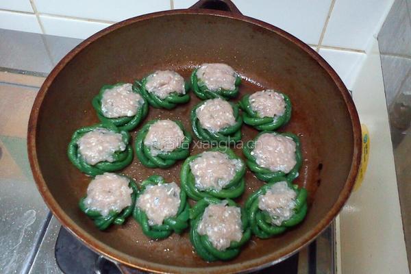 豆角酿鲮鱼肉的做法图解7