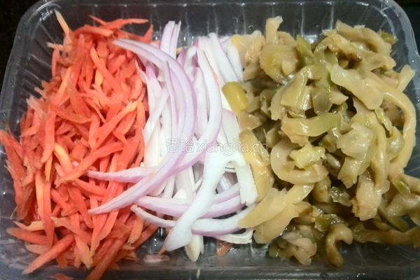 榨菜肉丝的做法图解3