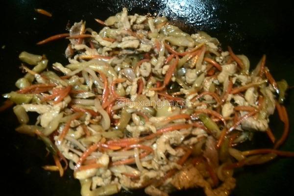 榨菜肉丝的做法图解8