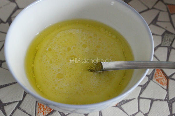 蜜红豆蛋白蛋糕的做法图解3