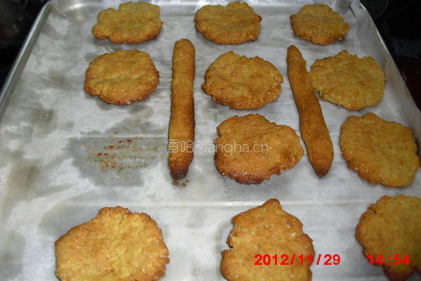 玉米面酥香饼干的做法图解8