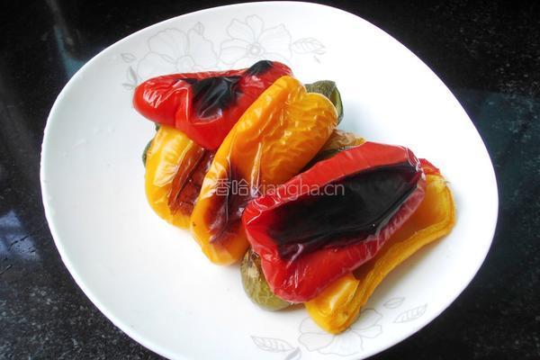 烤彩椒橄榄沙拉的做法图解6