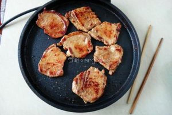 电饼铛香煎猪排的做法图解7
