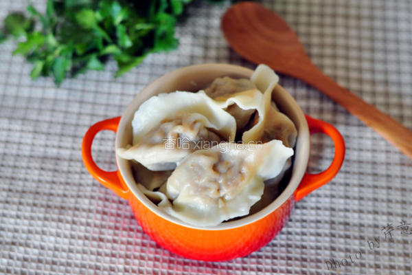 龙井茶香牛肉水饺的做法图解17