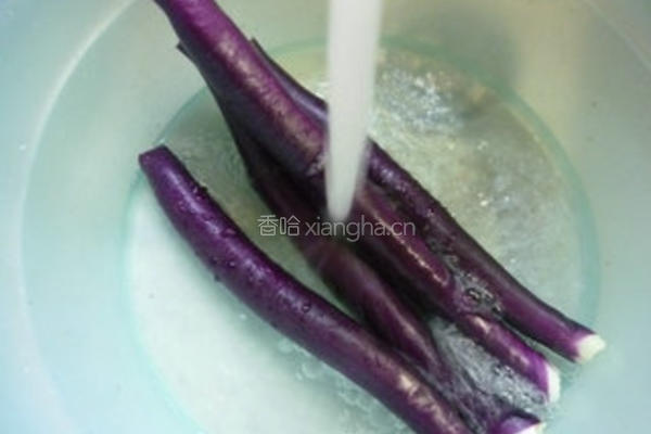 香干炒茄子的做法图解4