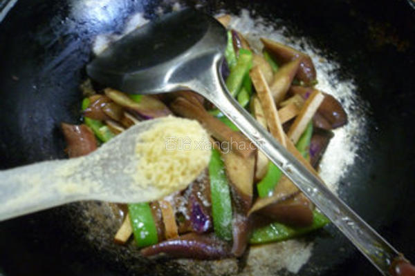 香干炒茄子的做法图解14