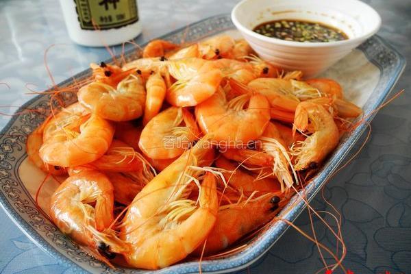 白灼明虾
