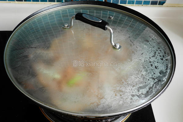 白灼明虾的做法图解5
