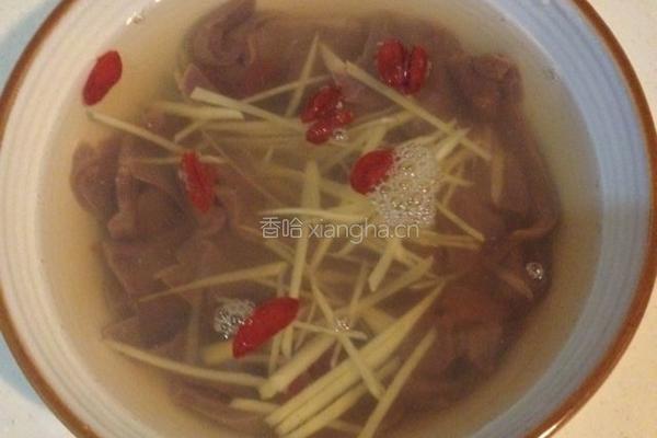 黄芪猪肝汤的做法图解7
