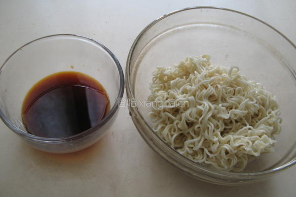 蚝油菜心面的做法图解3