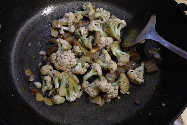 菜花粉丝煲的做法图解6