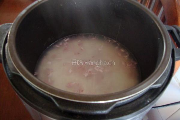 红糖桃花粥的做法图解5