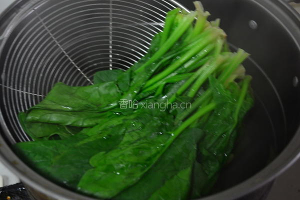 香干拌菠菜的做法图解5