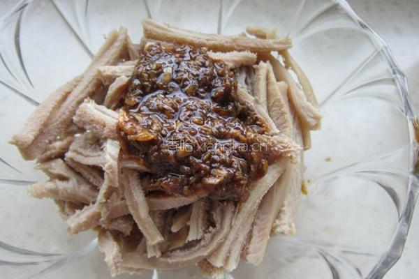 红油牛肚的做法图解7