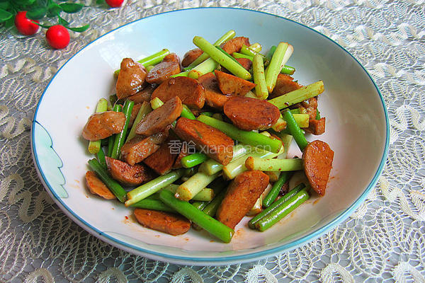 蒜苔炒鱼丸的做法图解9