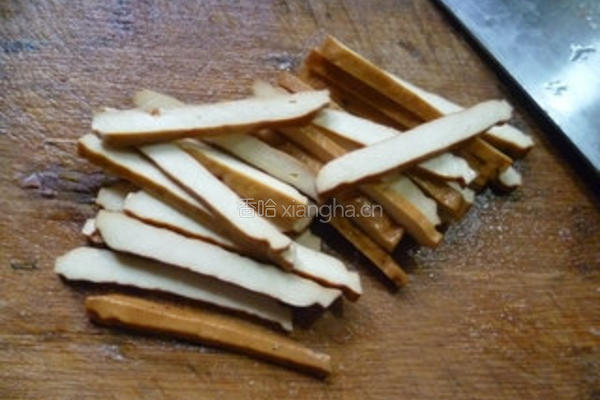 香干里脊肉炒榨菜的做法图解4