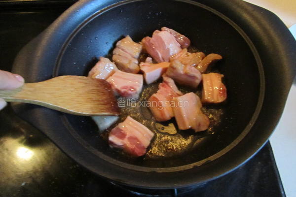 香干烧肉的做法图解3