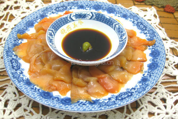 生食冰冻鲜赤贝的做法图解3