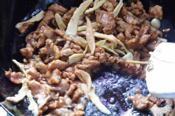 甜椒小炒肉的做法图解8