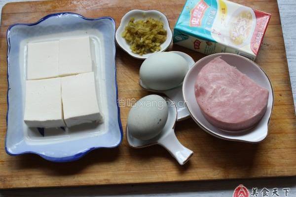 高汤豆腐的做法图解1