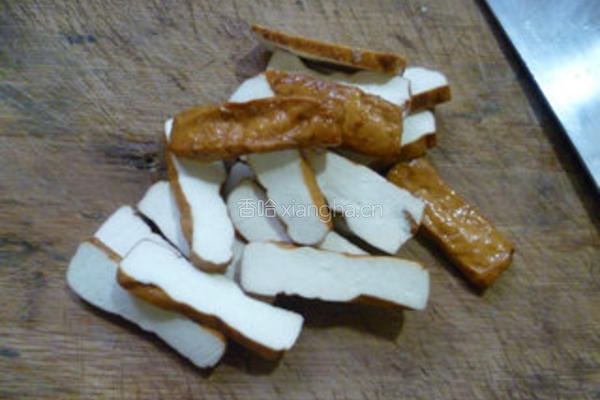 虾皮香干炒花菜的做法图解5