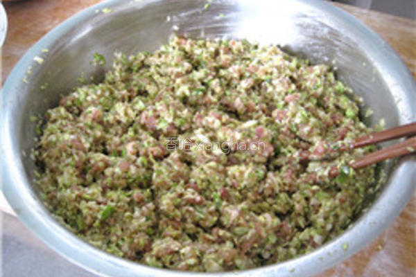 甘蓝菜水饺的做法图解6