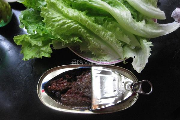豆豉鲮鱼生菜的做法图解1