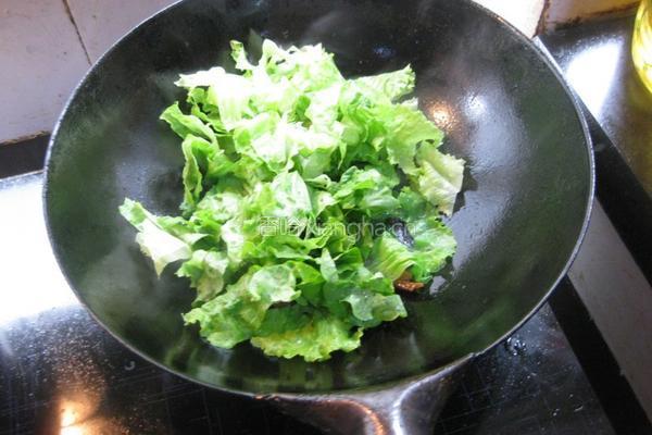 豆豉鲮鱼生菜的做法图解5