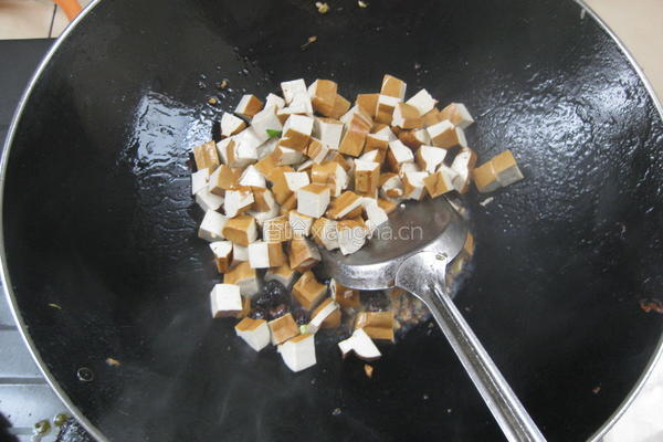 豆豉香干丁的做法图解5