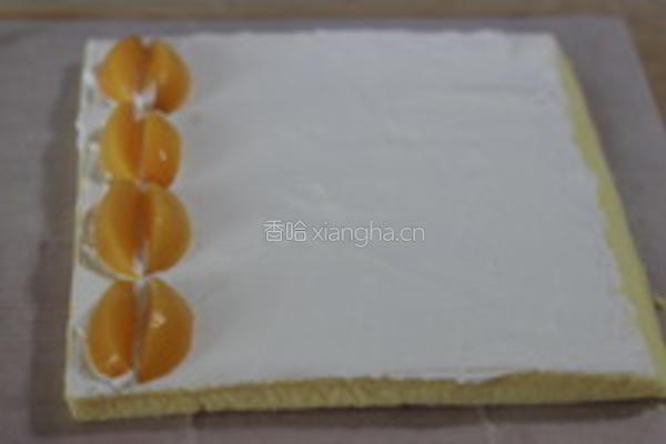 黄桃蛋糕卷的做法图解10