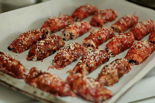 粢饭羊肉卷的做法图解10