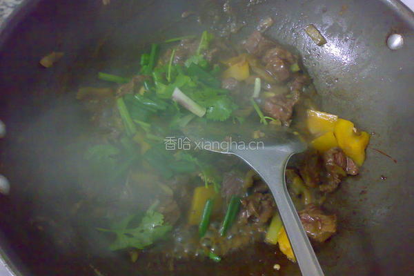 榨菜甜椒牛肉粒的做法图解9