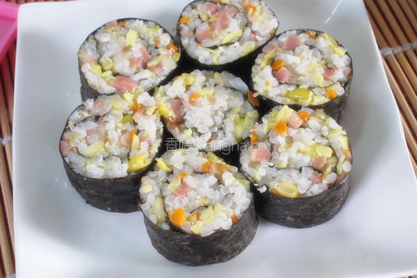 海苔饭卷的做法图解12