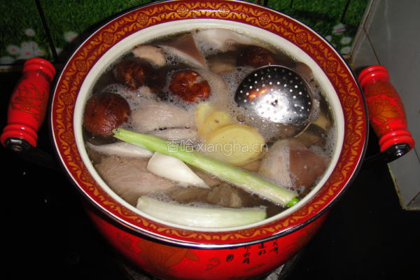 竹荪鹅火锅的做法图解9