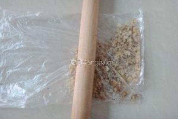 核桃仁芝麻饼的做法图解3