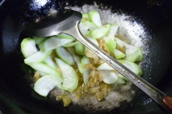 榨菜炒夜开花的做法图解6